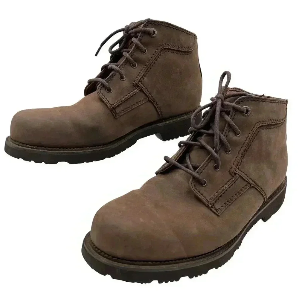 Rocky Mens 10W Brown 864 Gore-Tex Steel Toe Leather Outdoor Work Boots Hiking